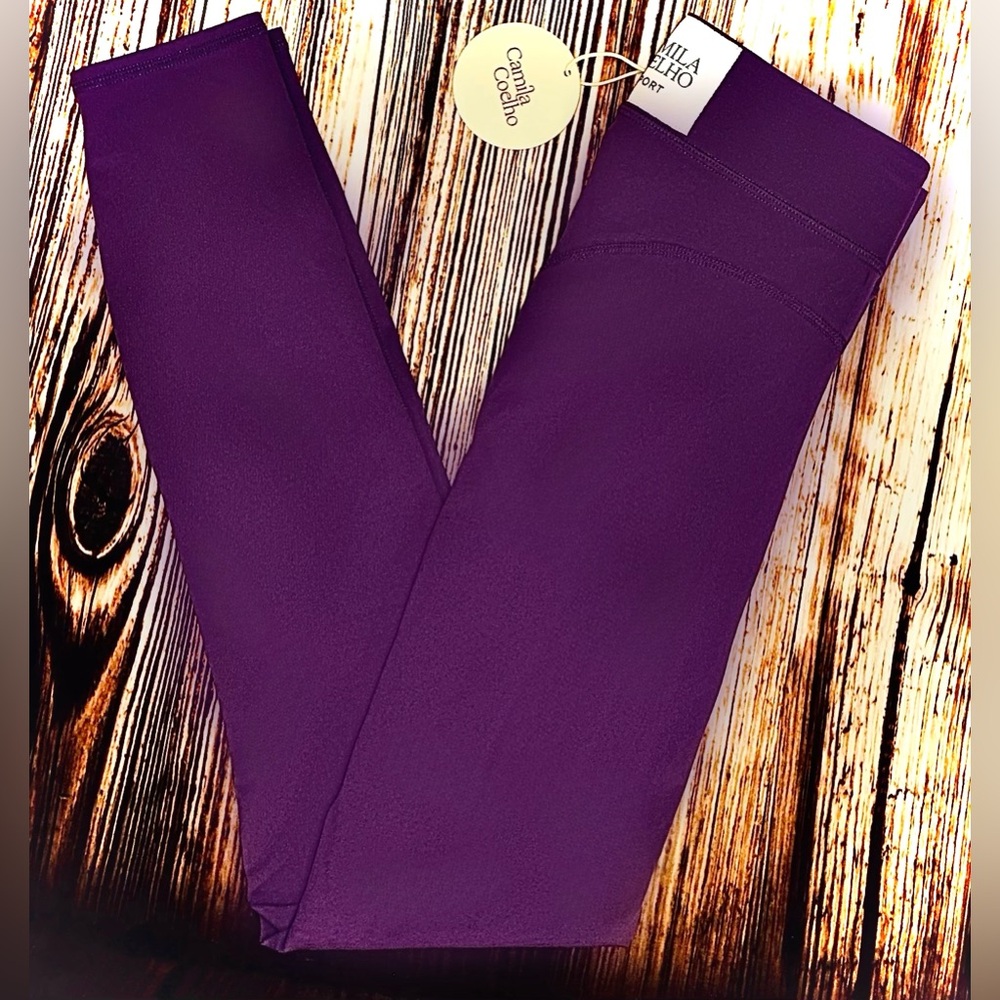 CAMILA COELHO || Palmira 7/8 Legging in Royal Purple - SZ XXS 💜NWT💜 - Picture 6 of 9